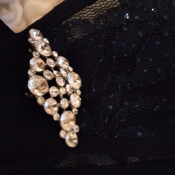 Long navy blue dress R @ M richards dress - Picture 5 of 6